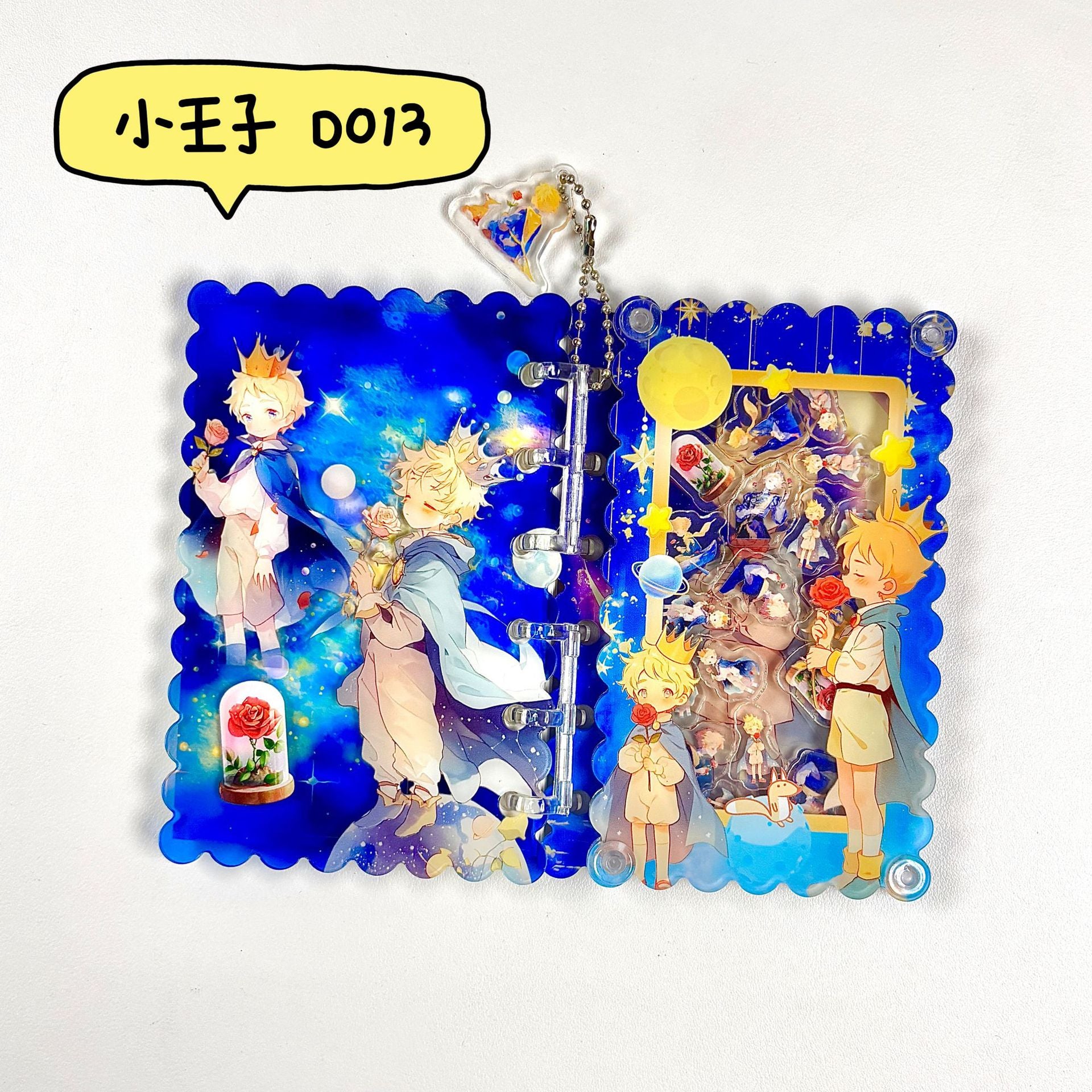 Wholesale A7 acrylic shaker notebook
